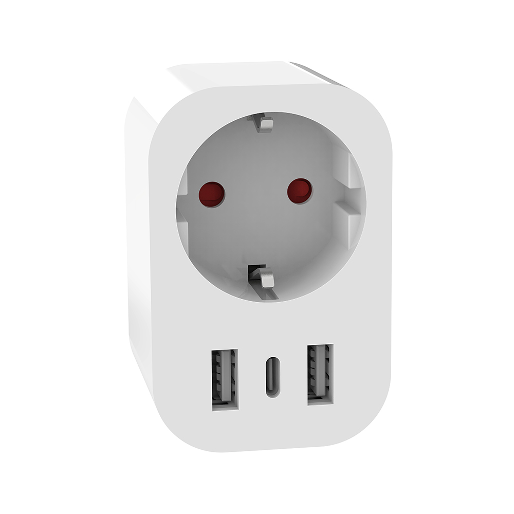 المقبس الذكي مع USB و USB-C