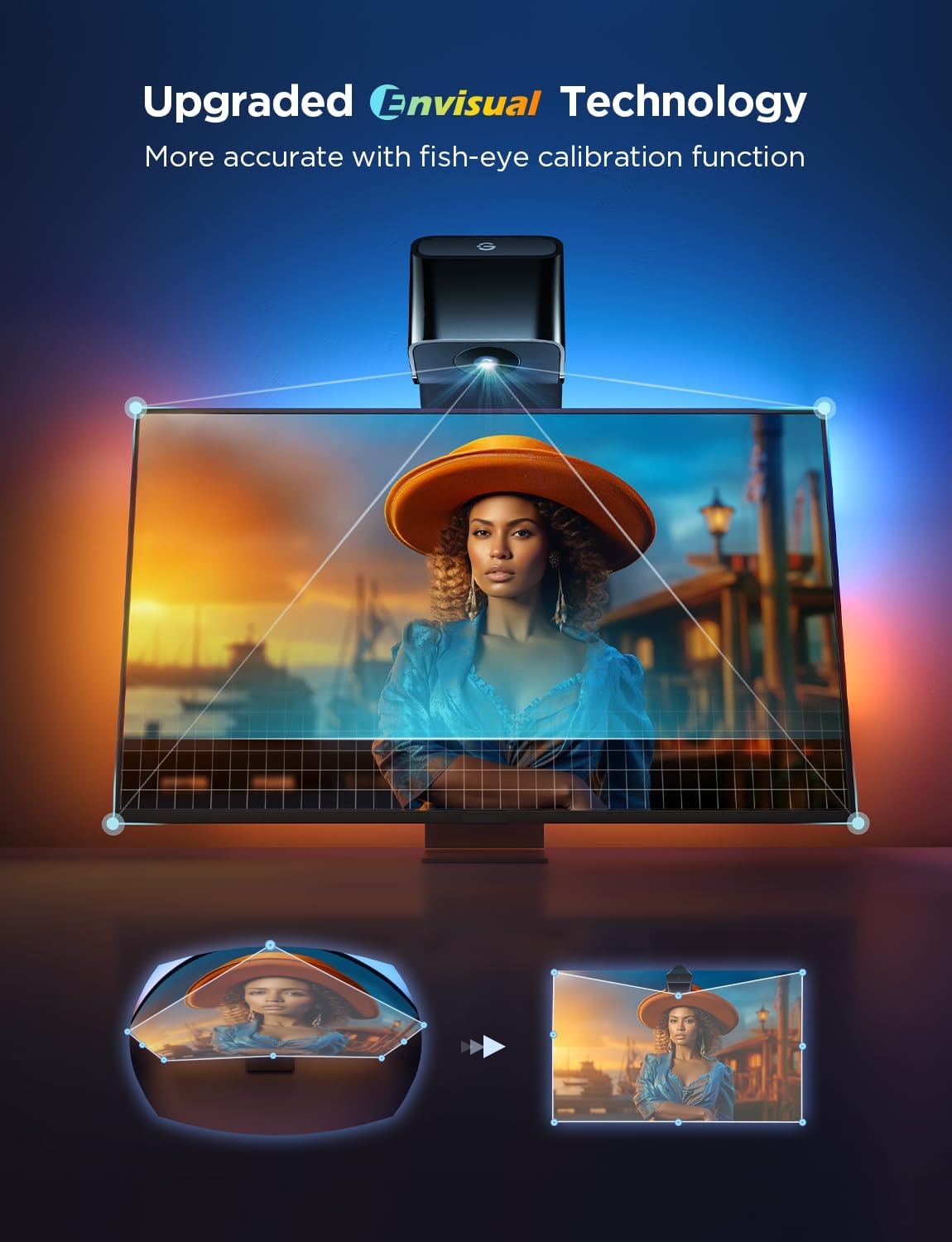 Govee TV Backlight 3 Lite – إضاءة ذكية متزامنة مع الشاشة (55–65 بوصة)