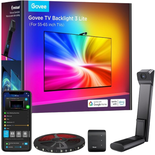 Govee TV Backlight 3 Lite – إضاءة ذكية متزامنة مع الشاشة (55–65 بوصة)